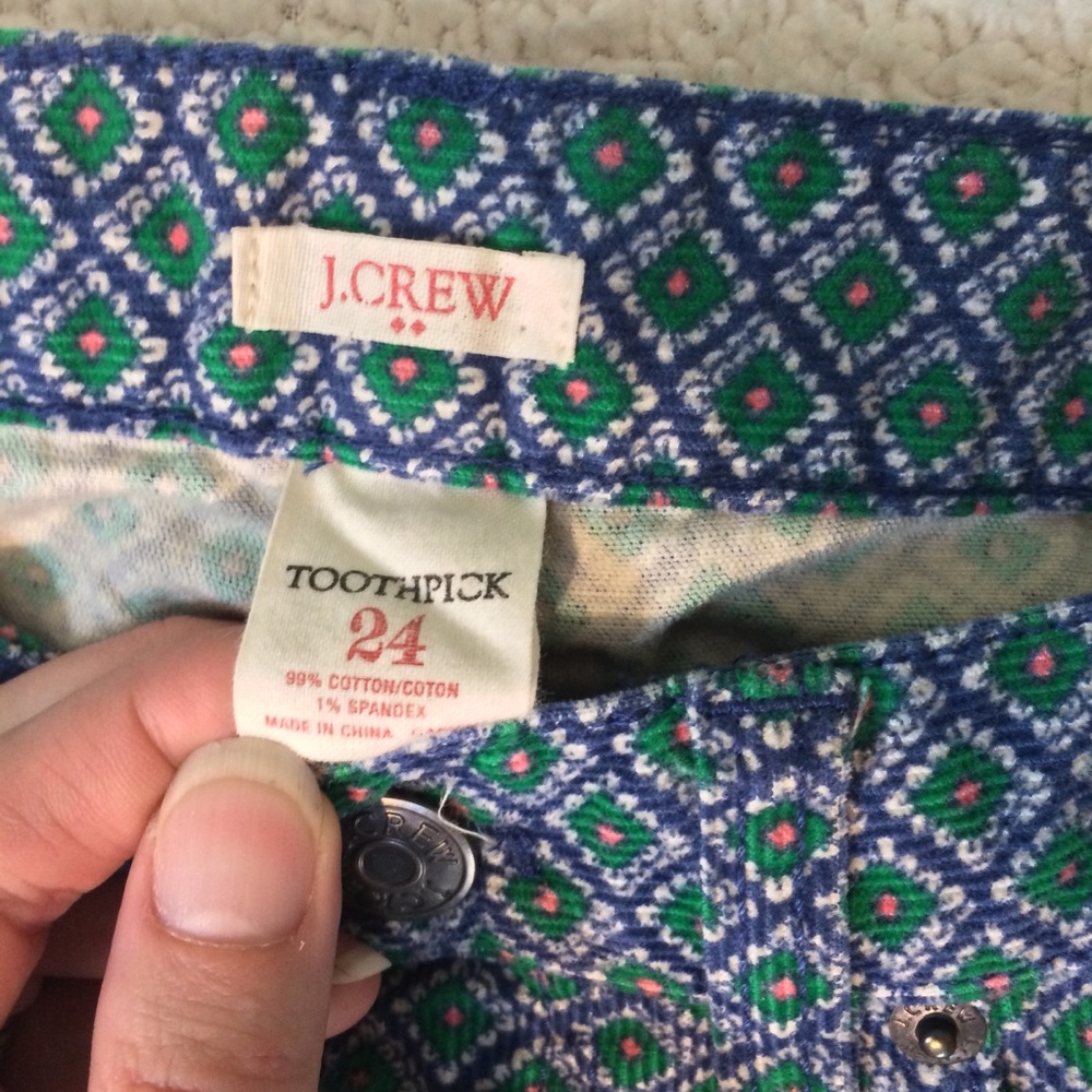 sale J crew factory diamond toothpick cords - Picture 4 of 6